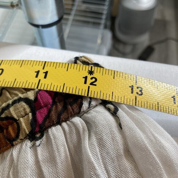 Uniti Casuals Boho Floral Ombre Maxi Skirt One Size Flowy Hippie Festival Indie - Picture 4 of 9